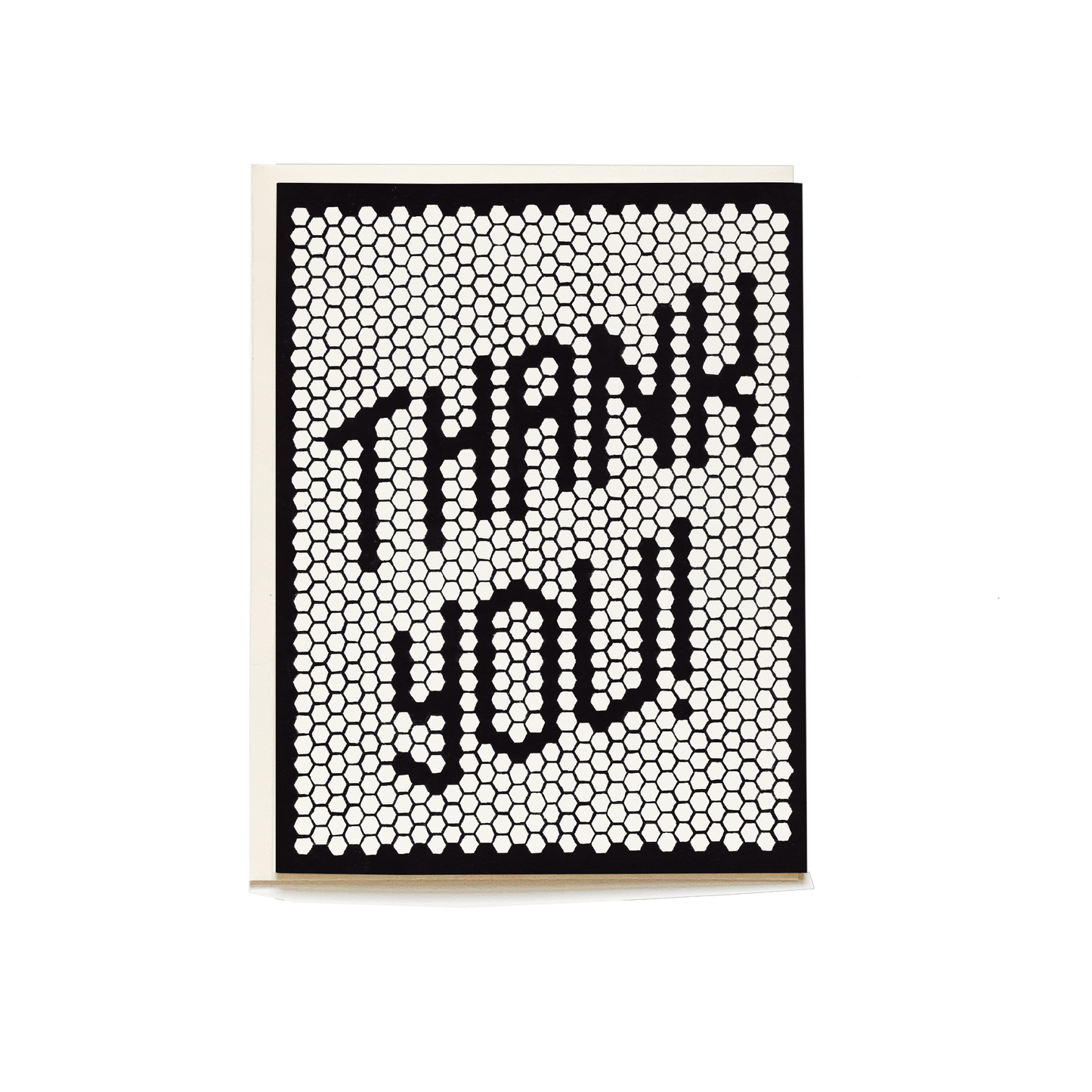 Retro Tile Thank You Card