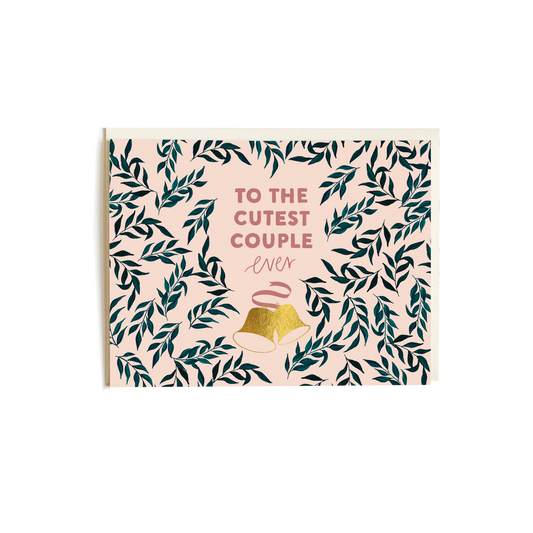 Cutest Couple Wedding Bells Card