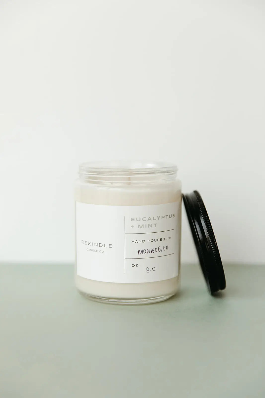 Eucalyptus + Mint Cotton Wick Soy Candle