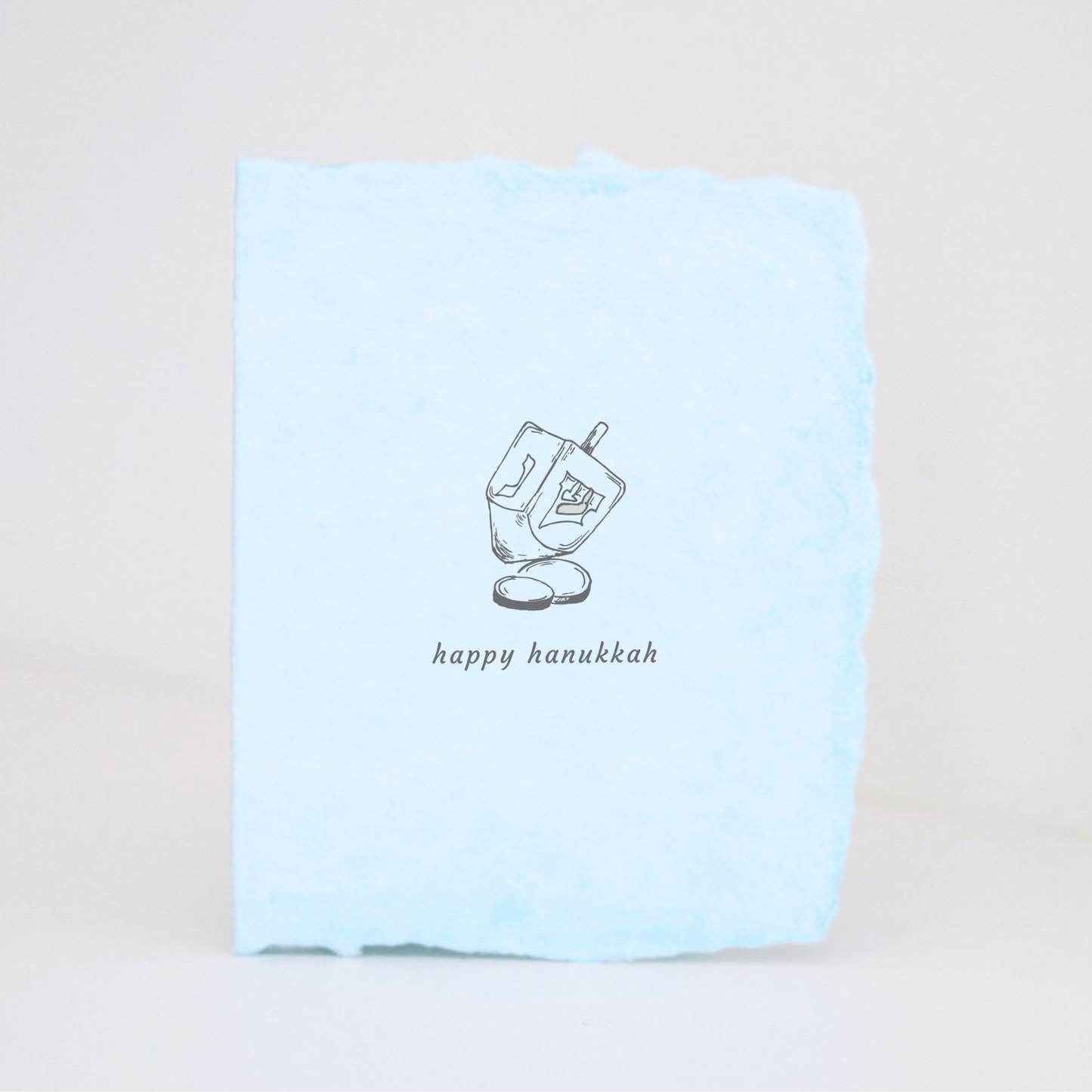 Happy Hanukkah Dreidel Card