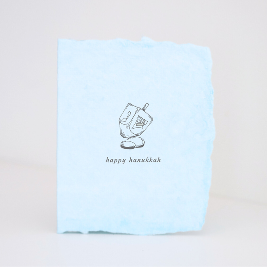 Happy Hanukkah Dreidel Card