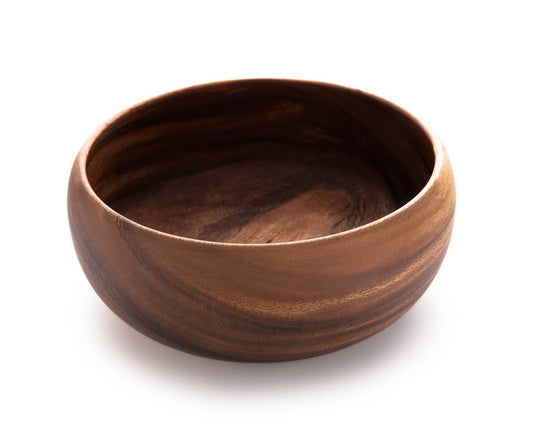 Acacia Wood Calabash Bowl