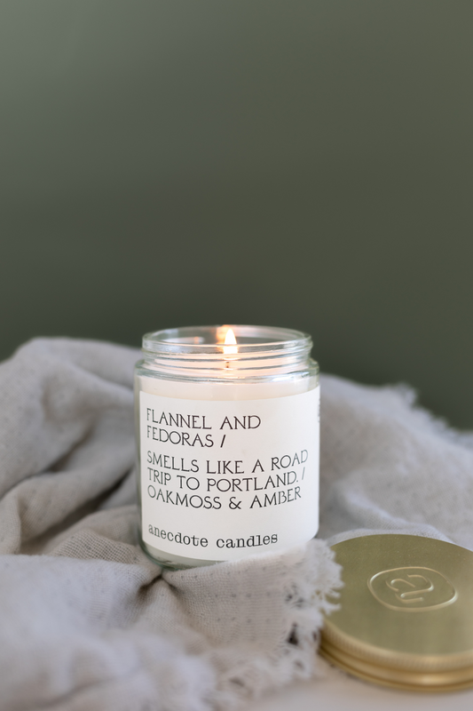 Flannel & Fedoras Candle