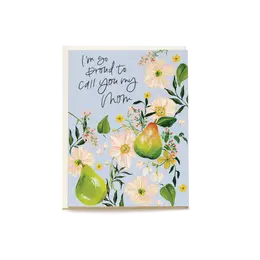 Pear Orchard Mother's Day Card