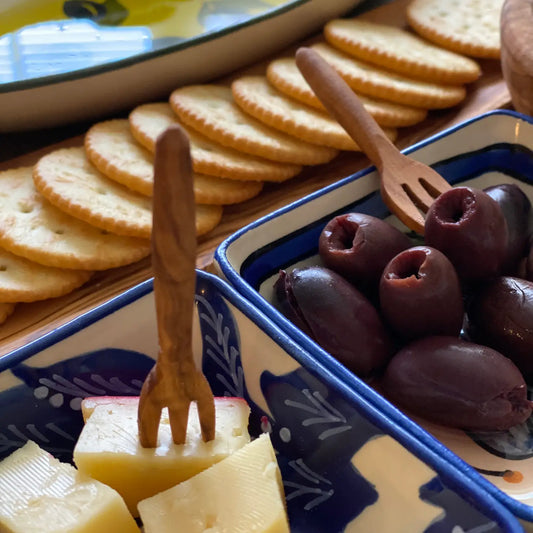 Olive Wood Mini Appetizer Fork