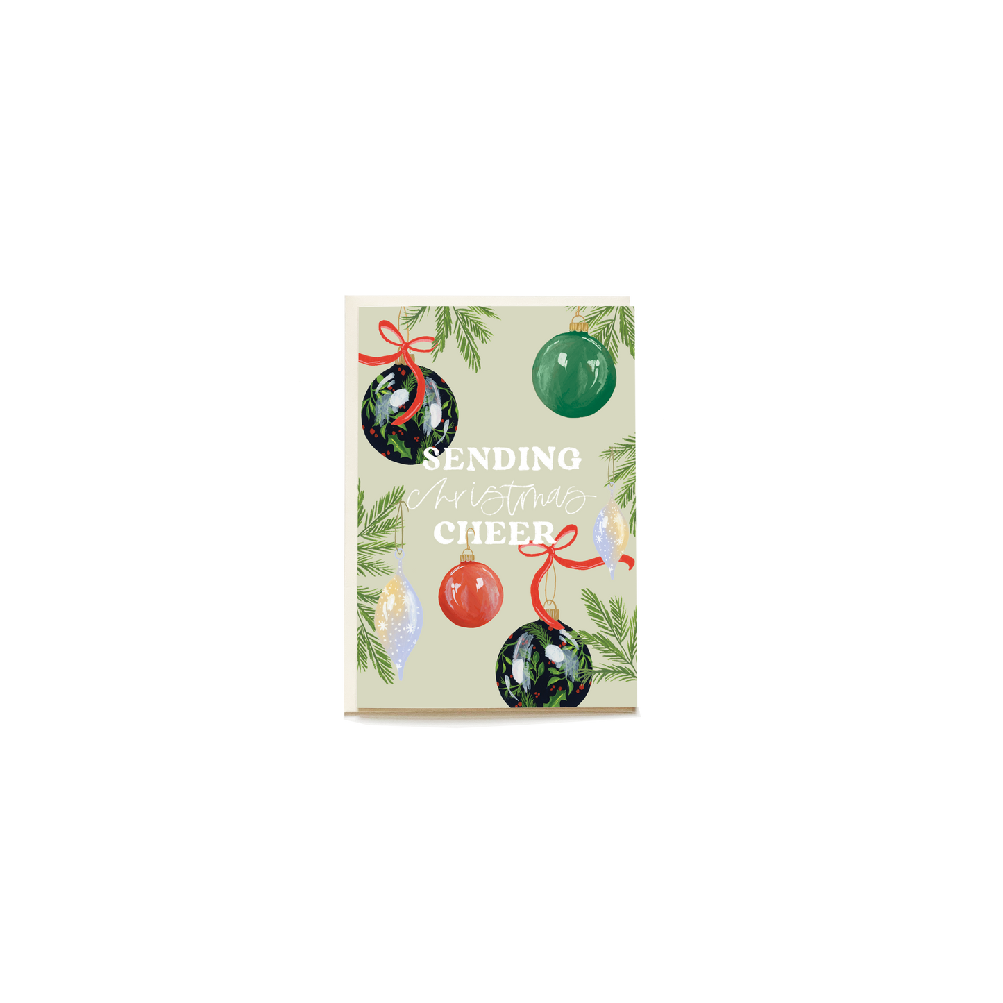 Mini Ornament Flat Holiday Card