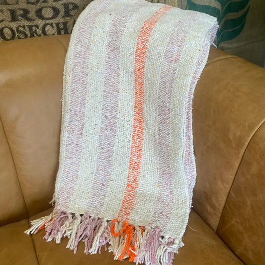 Just Peachy Throw Blanket