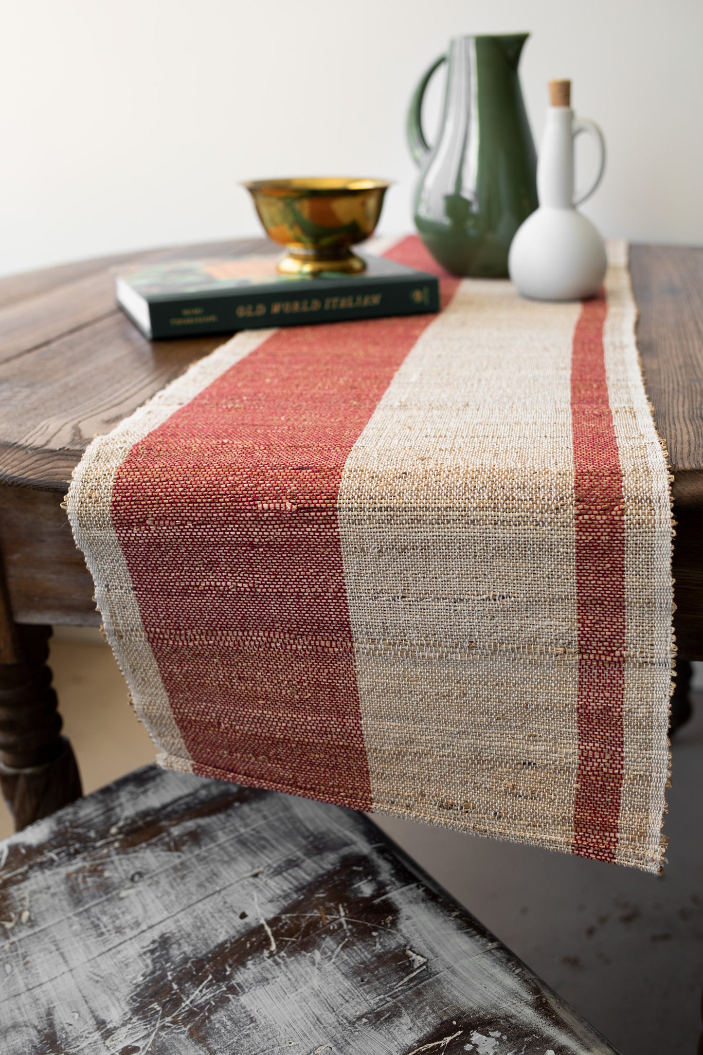 Strawberry Biscotti Table Runner