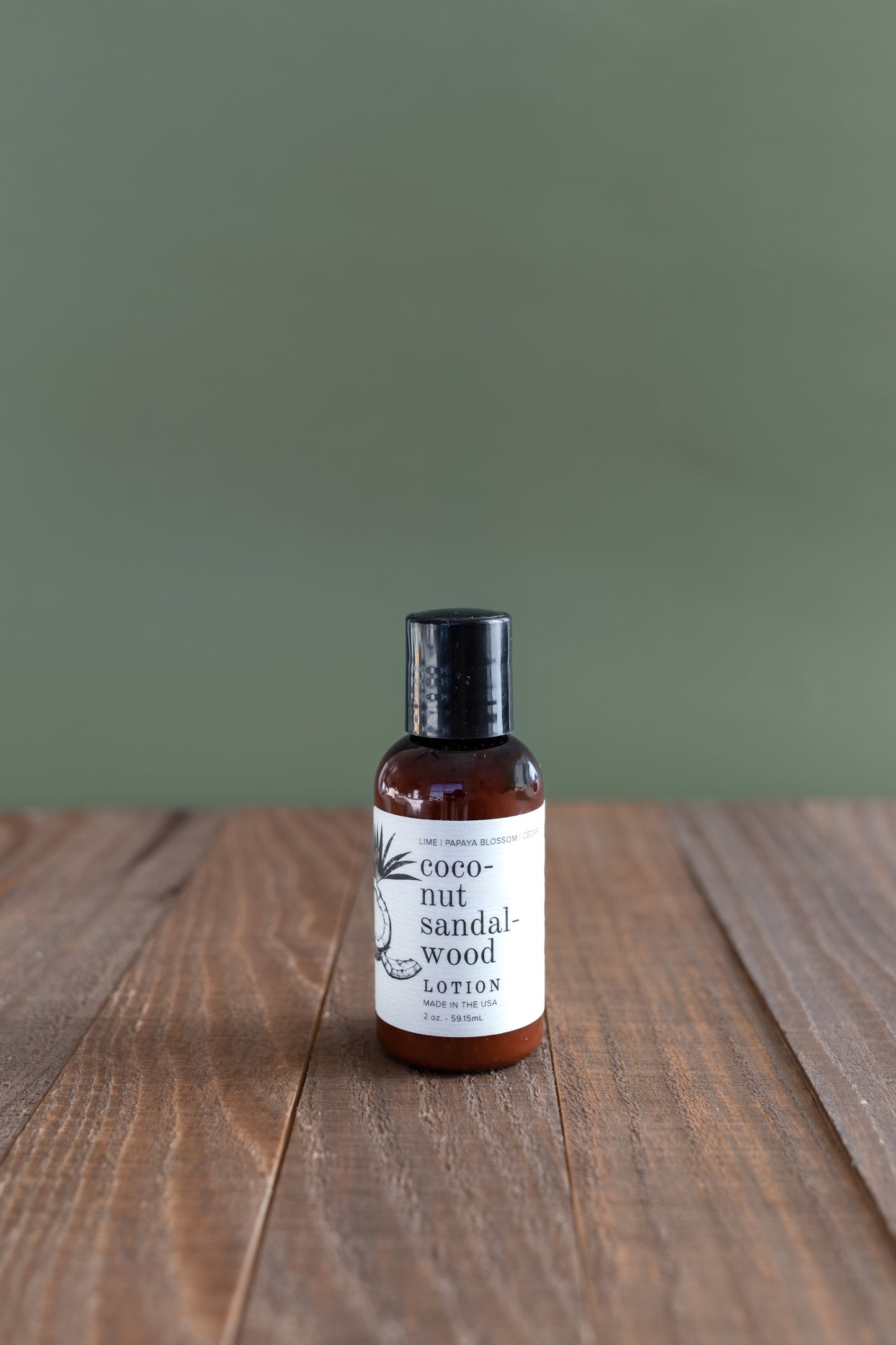 Coconut Sandalwood Travel Lotion