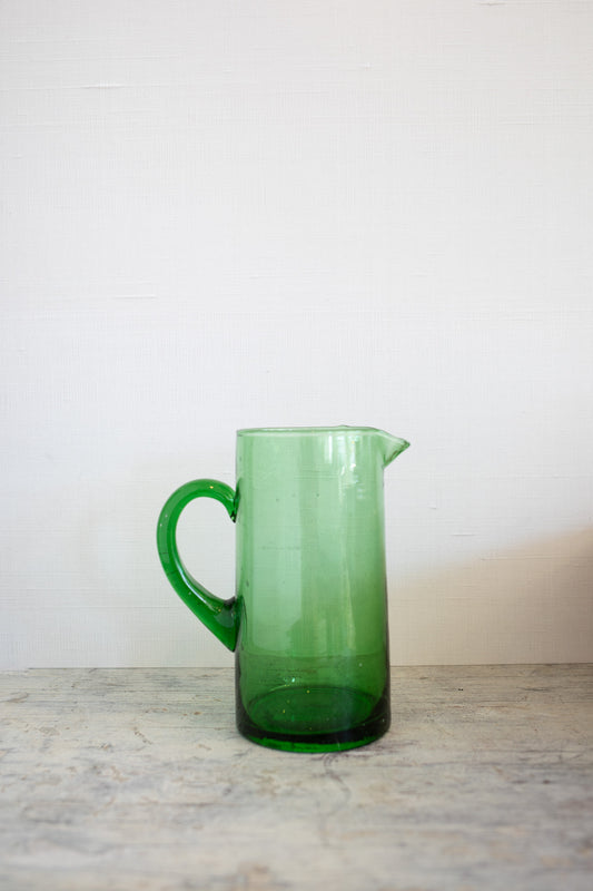 Green Moroccan Cone Pitcher