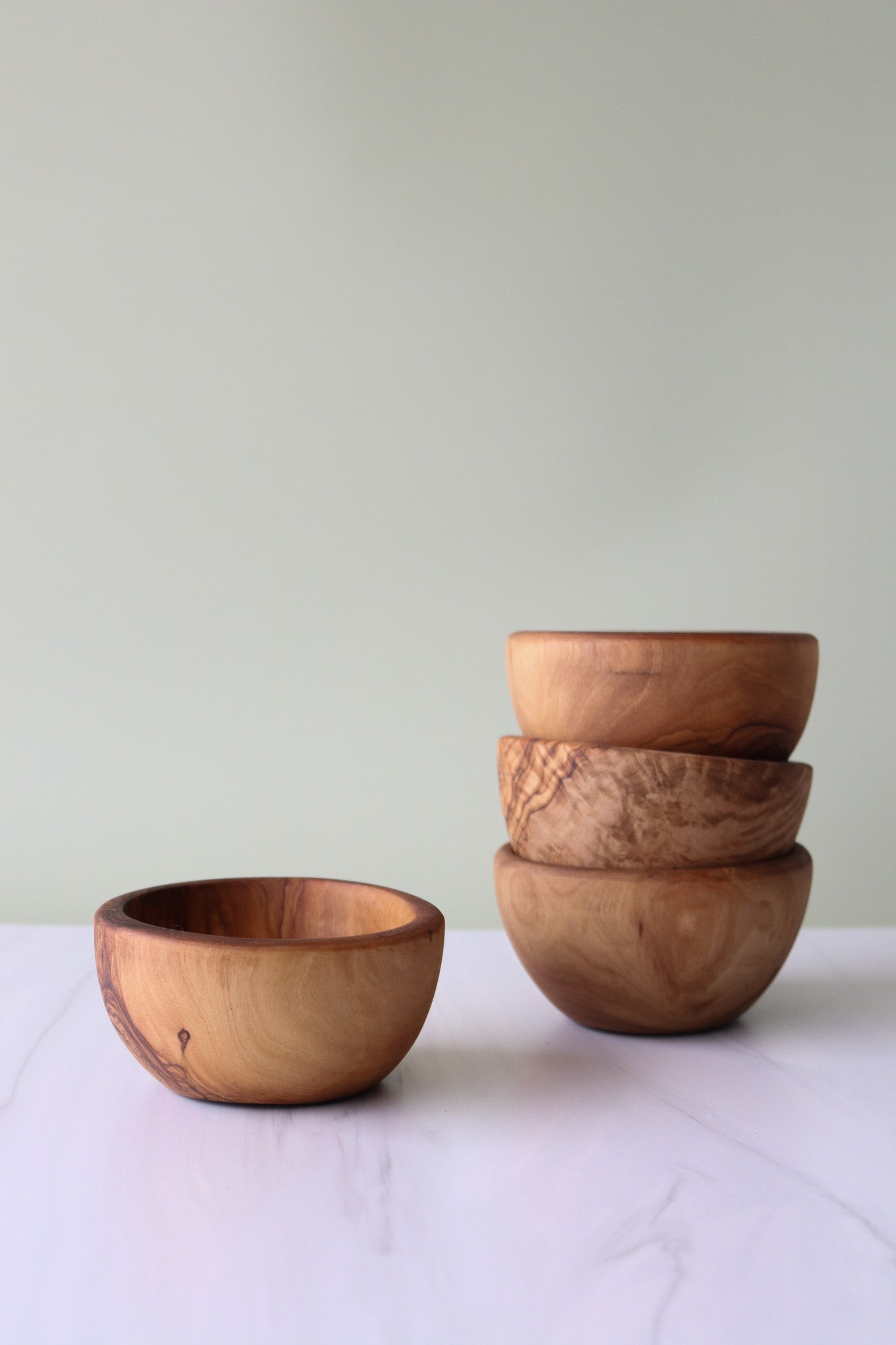 Small Olive Wood Dipping Bowl