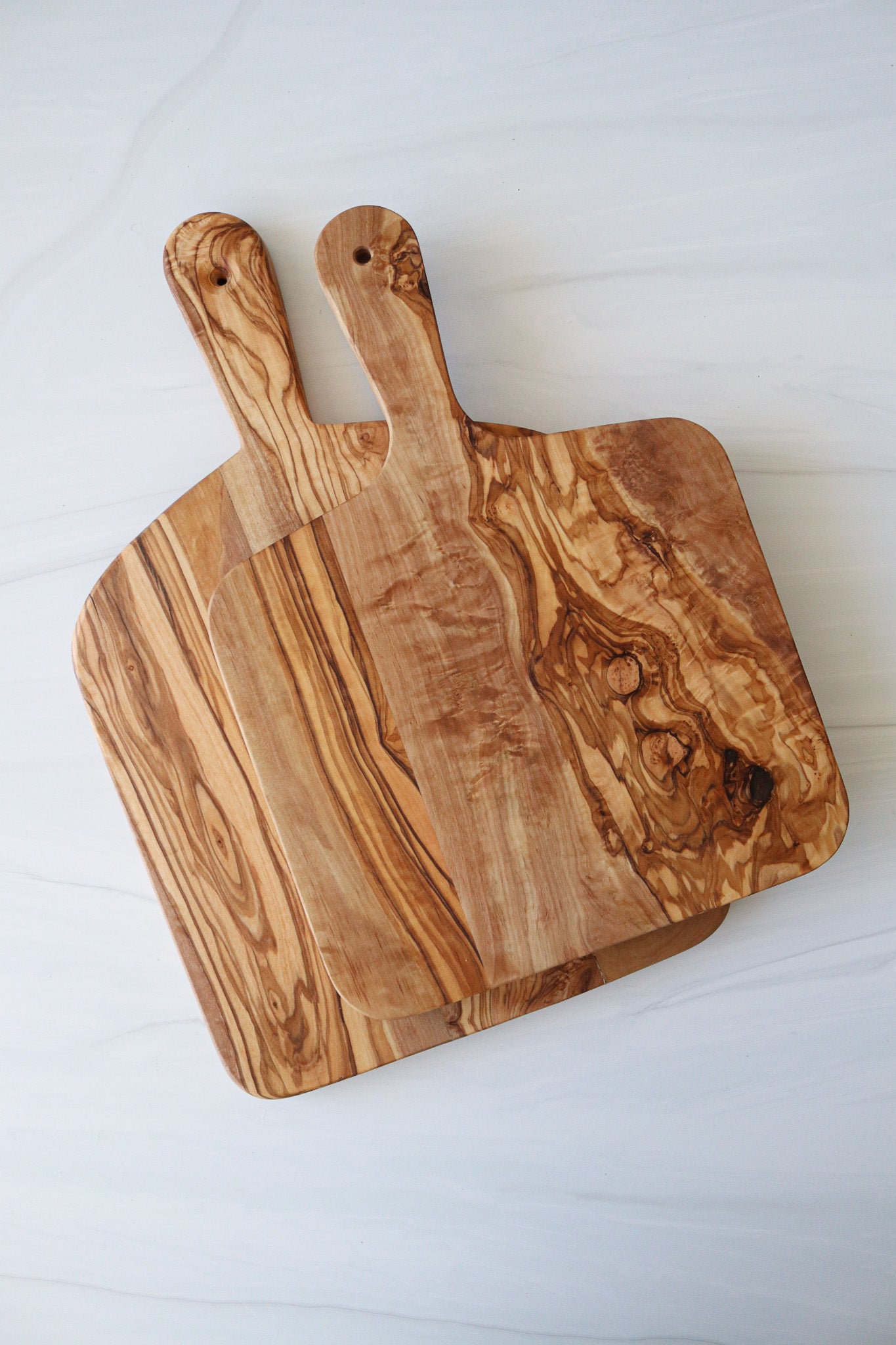 Small Olive Wood Cheese Serving Board