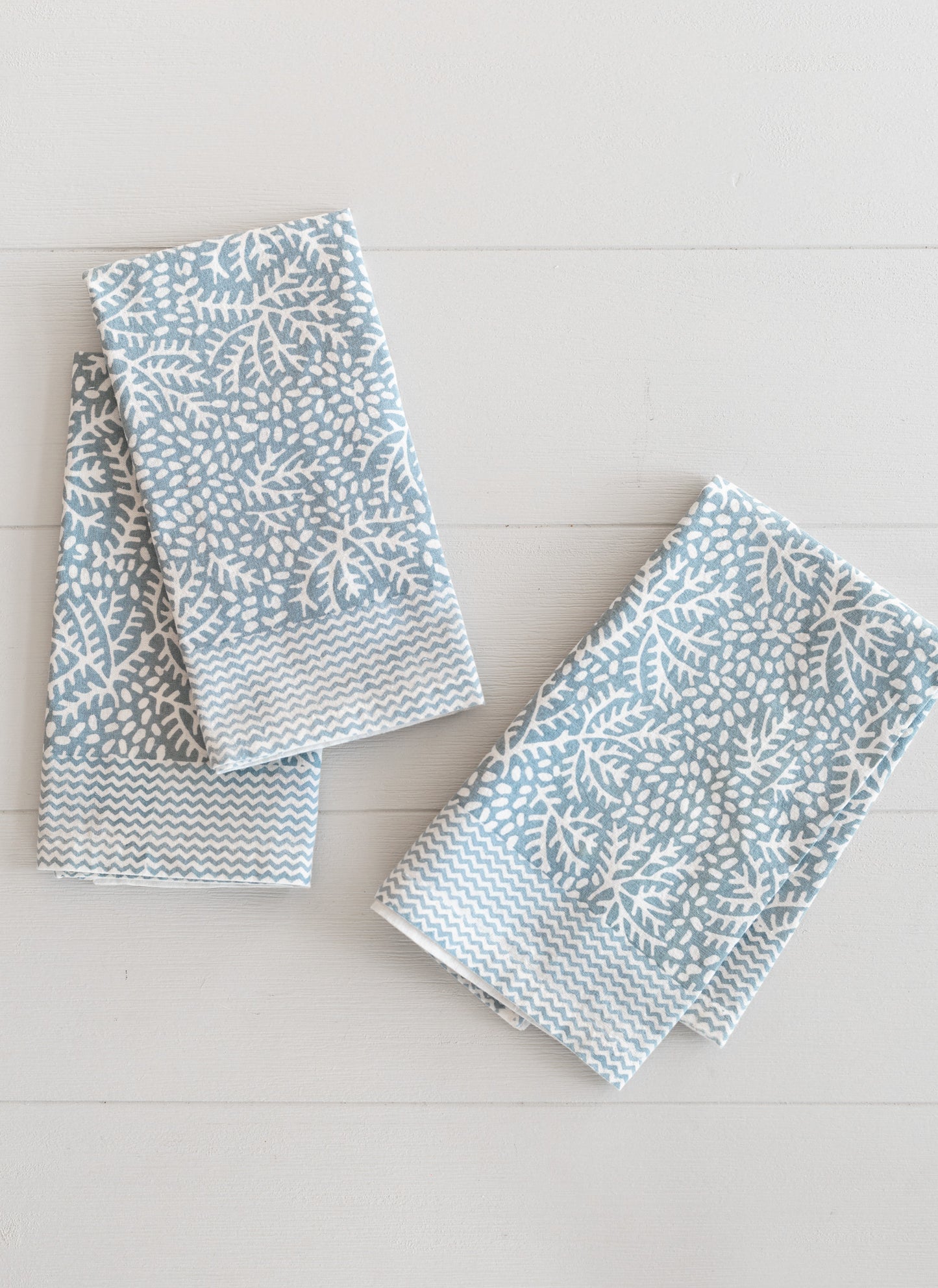 Napkin Floral Minimal Blue (Set of 4)