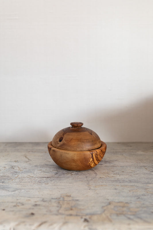 Olive Wood Covered Bowl