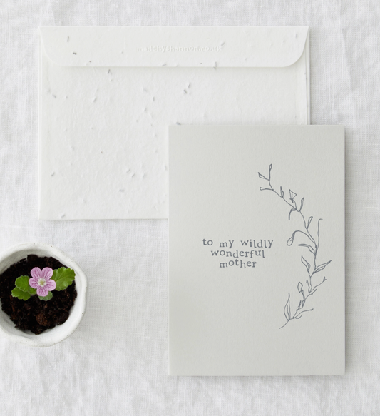 Wildly Wonderful Mother's Day Card & Seeded Envelope