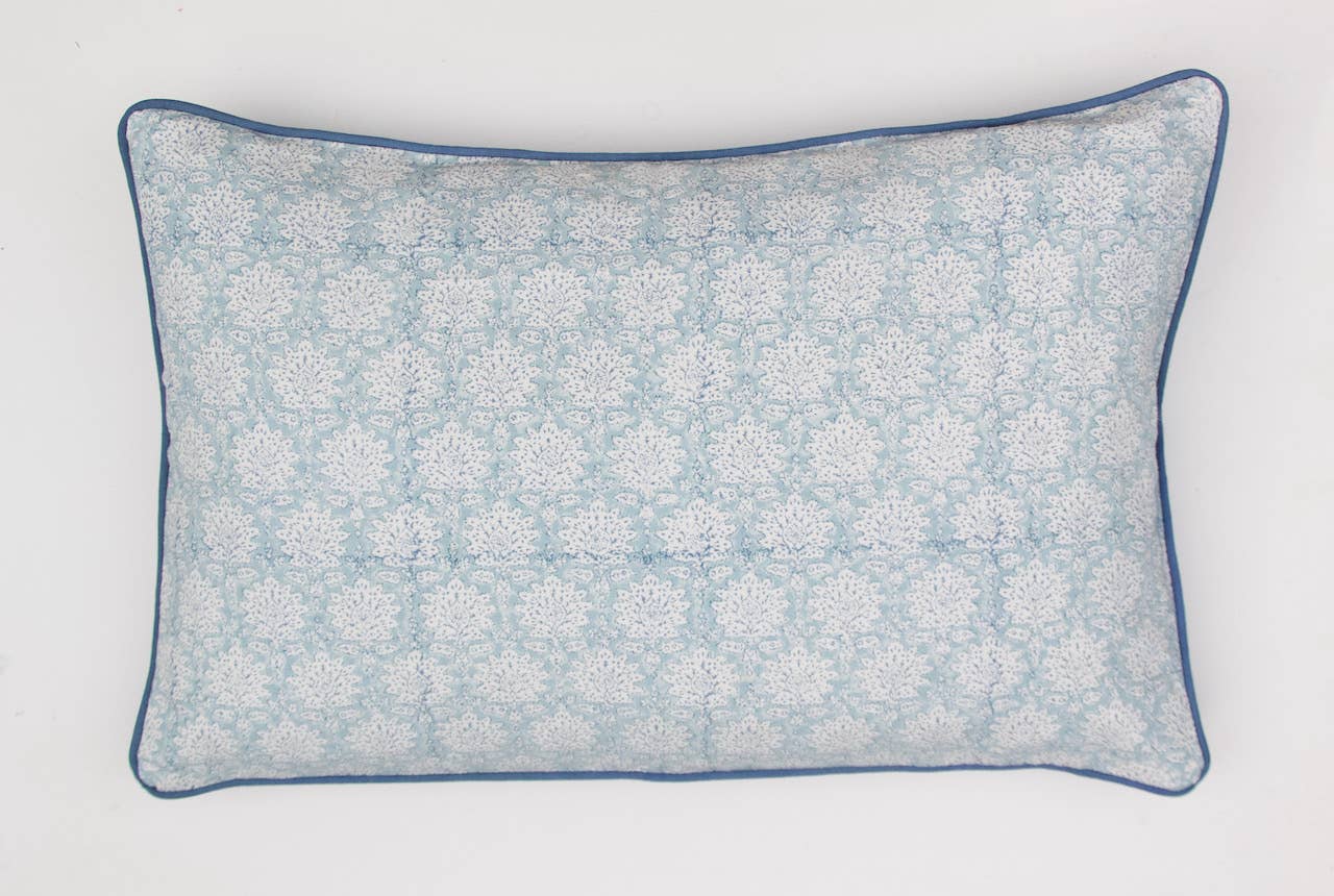 Breezy Blue Throw Pillow