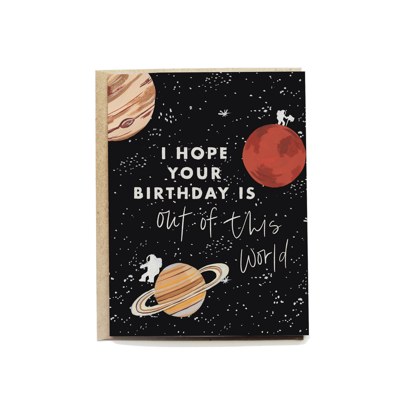Outer Space Birthday Card
