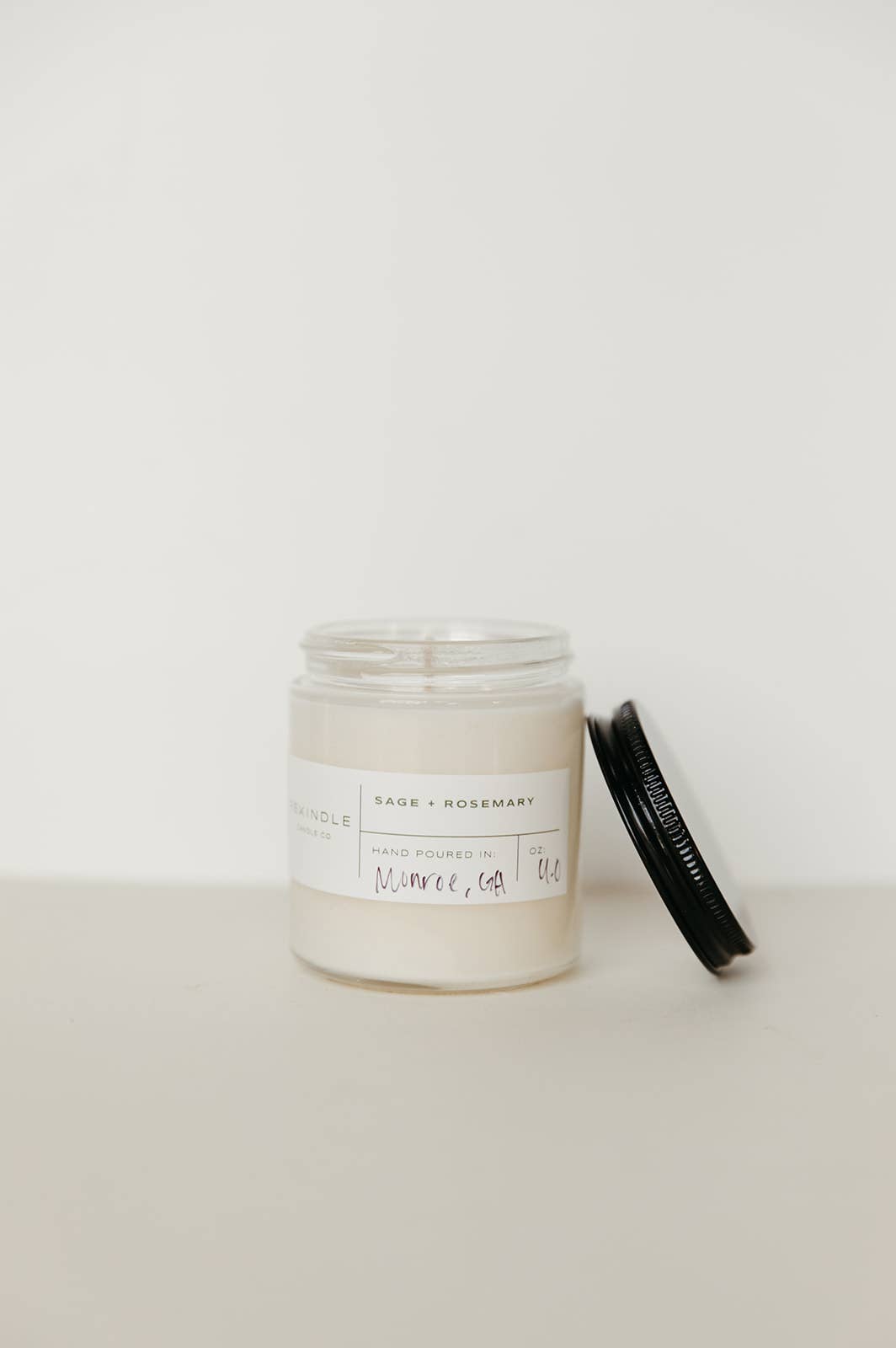 Sage + Rosemary Cotton Wick Soy Candle