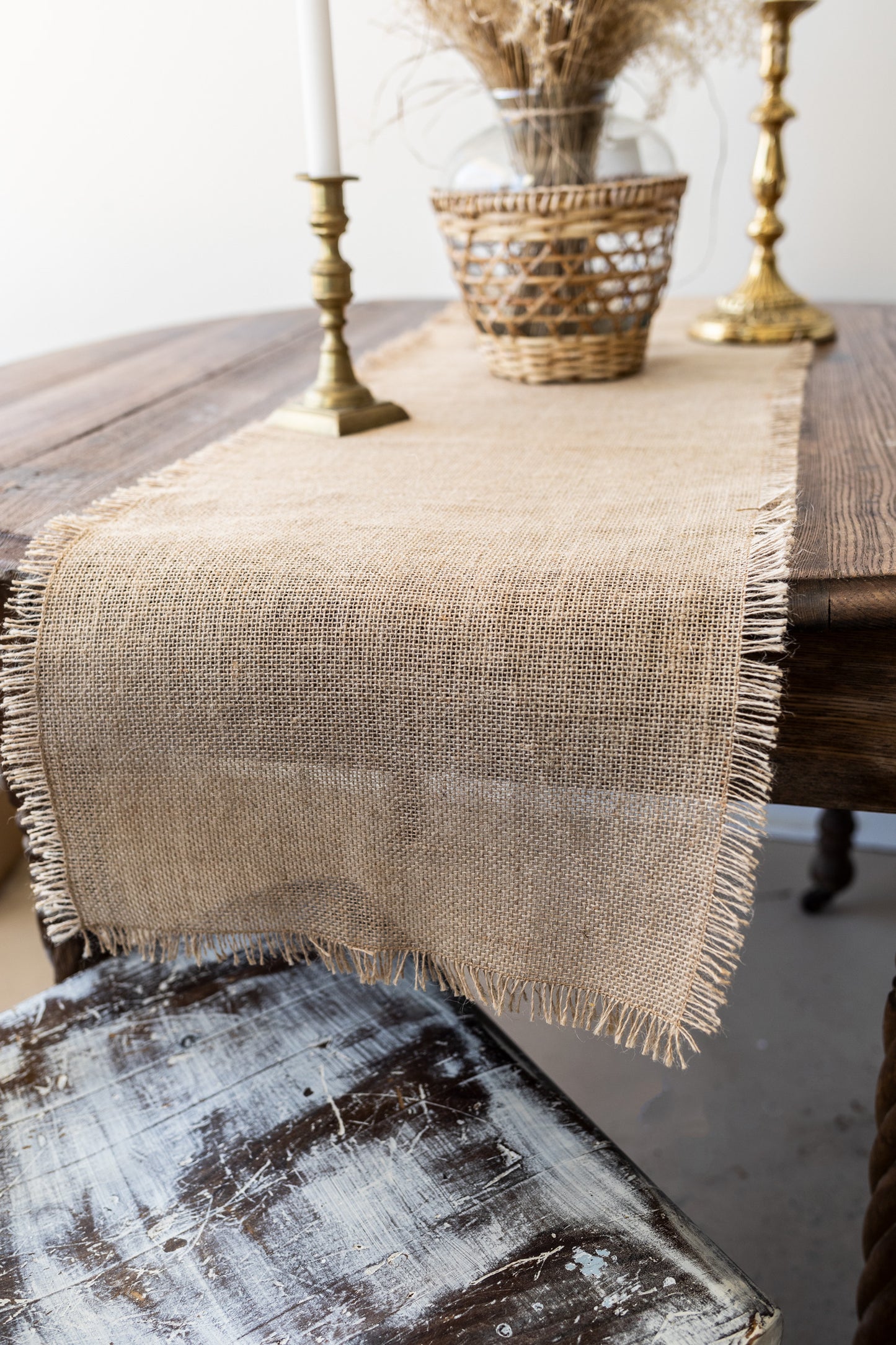 Burlap Table Runner