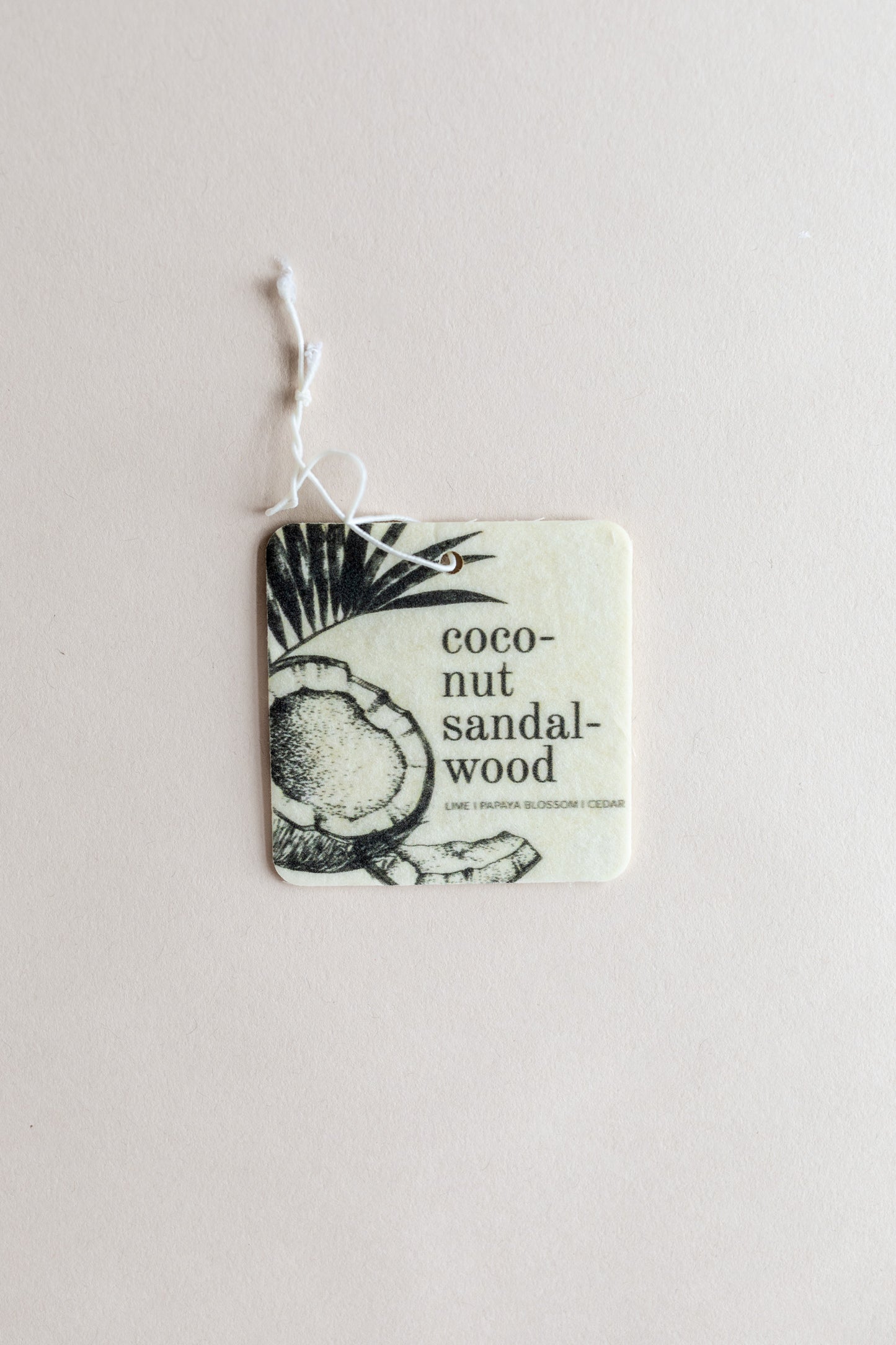 Coconut Sandalwood Car Freshener