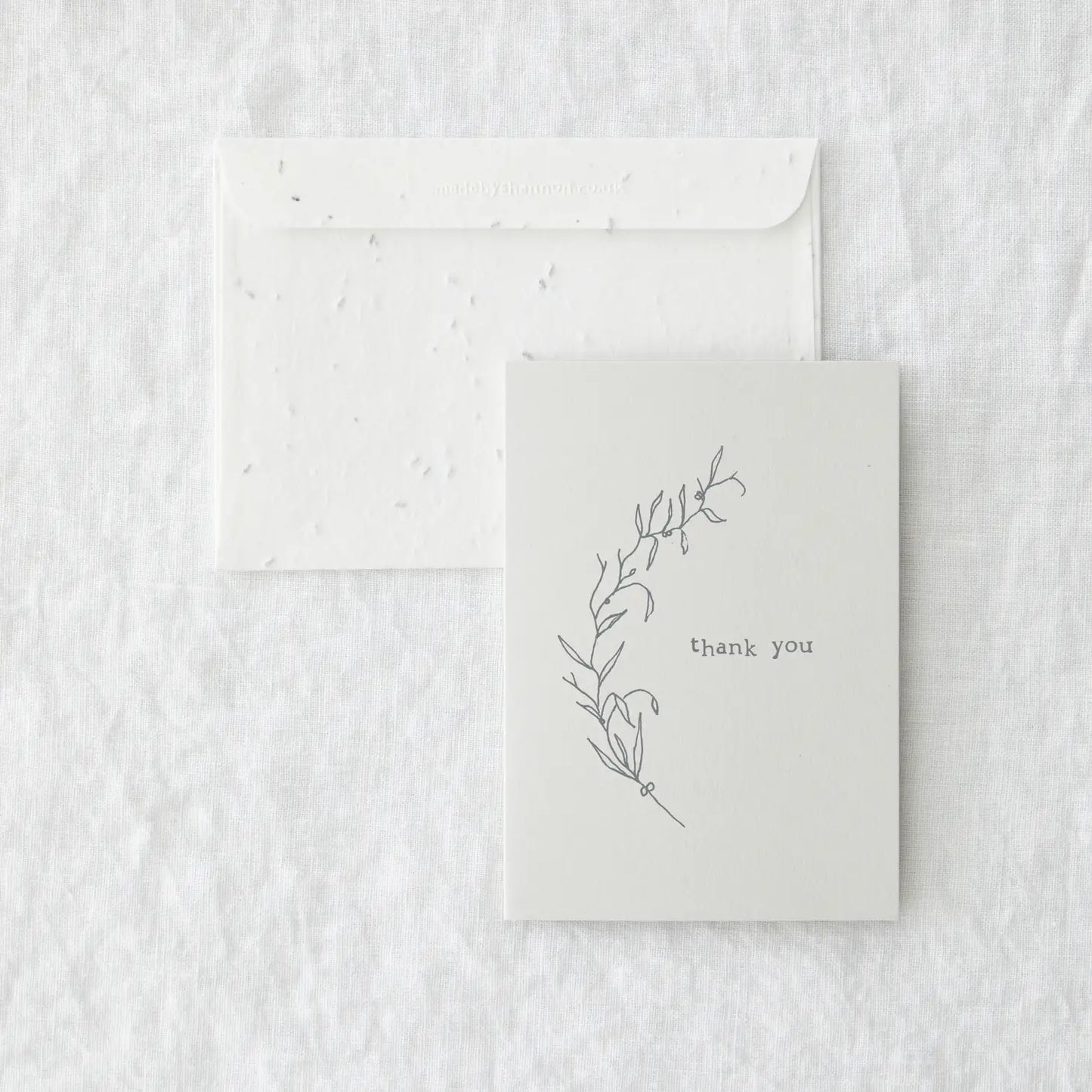 Thank You Card with Seed Plantable Envelope