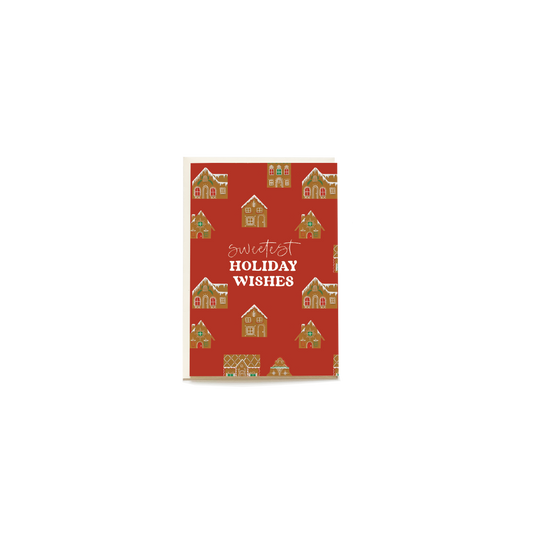 Mini Gingerbread Flat Holiday Card