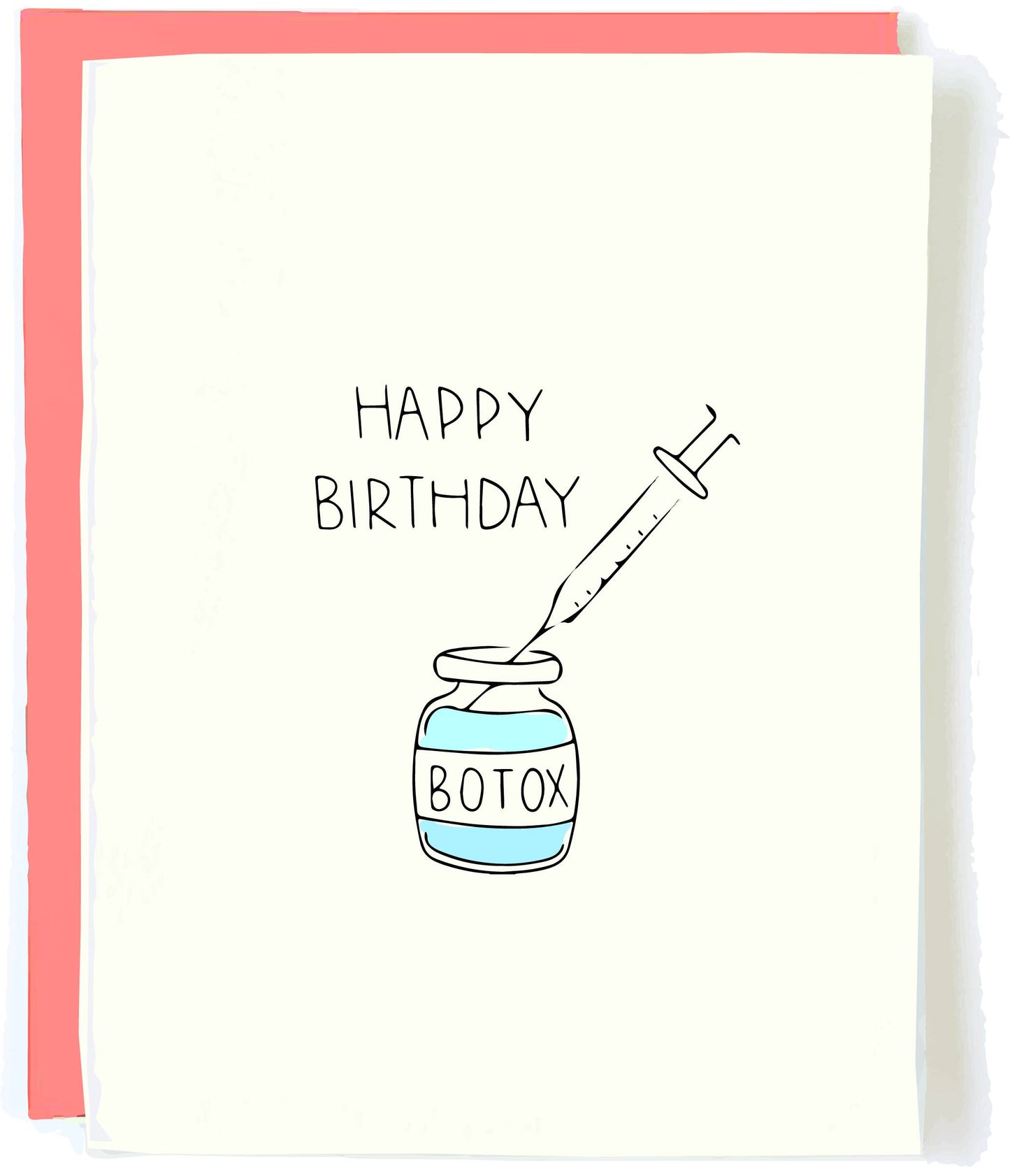 Botox Birthday Card