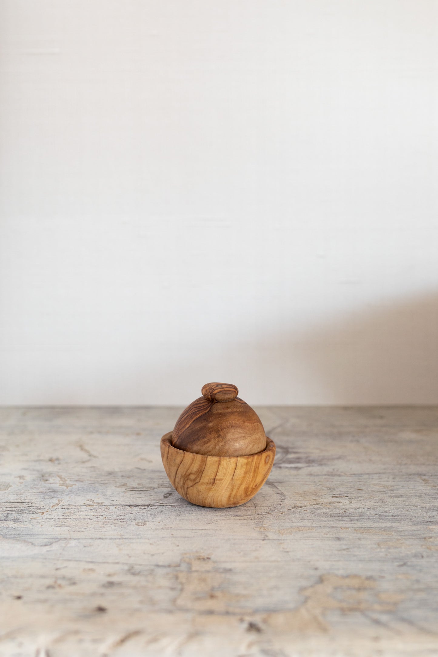 Mini Olive Wood Covered Bowl